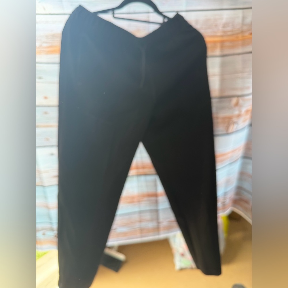 Boys Black Stretch Casual Pants